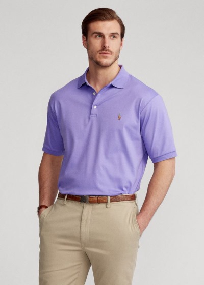 Polos Polo Ralph Lauren Hombre Morados - Classic Fit Soft Cotton - IZFBD4613